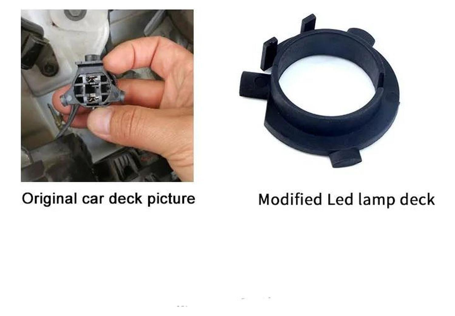Adaptador De Ampolletas Led H7 Hyundai Y Kia Varios Modelos-1