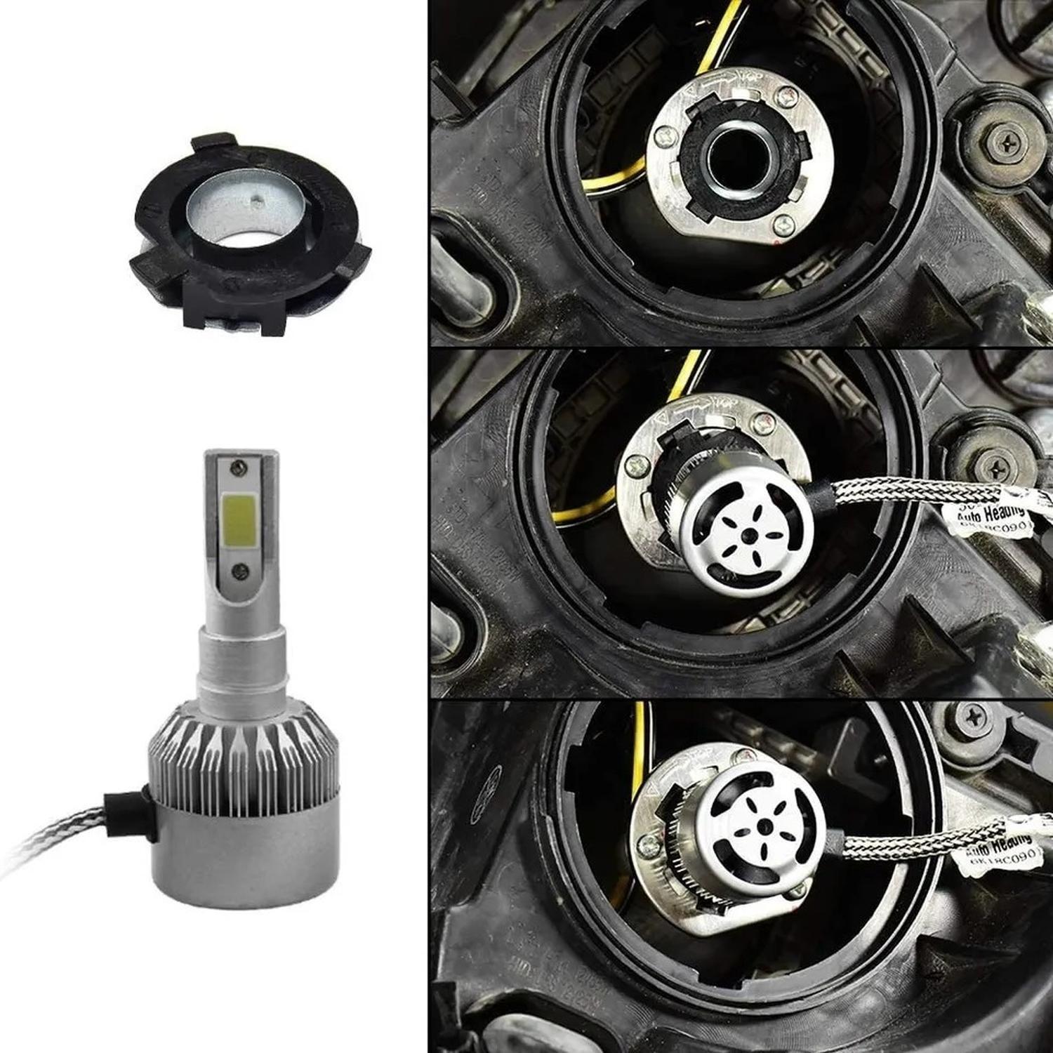 Adaptador De Ampolletas Led H7 Hyundai Y Kia Varios Modelos-2