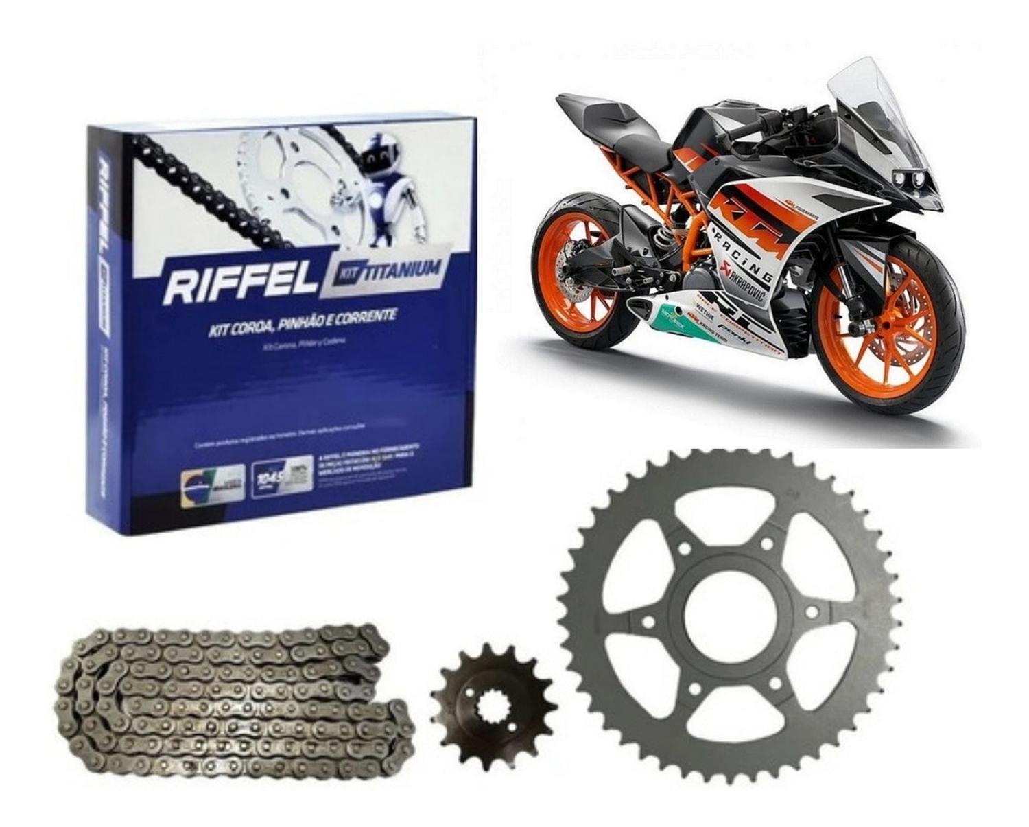Kit De Transmision para Moto Ktm Rc 390 (con Oring)-0