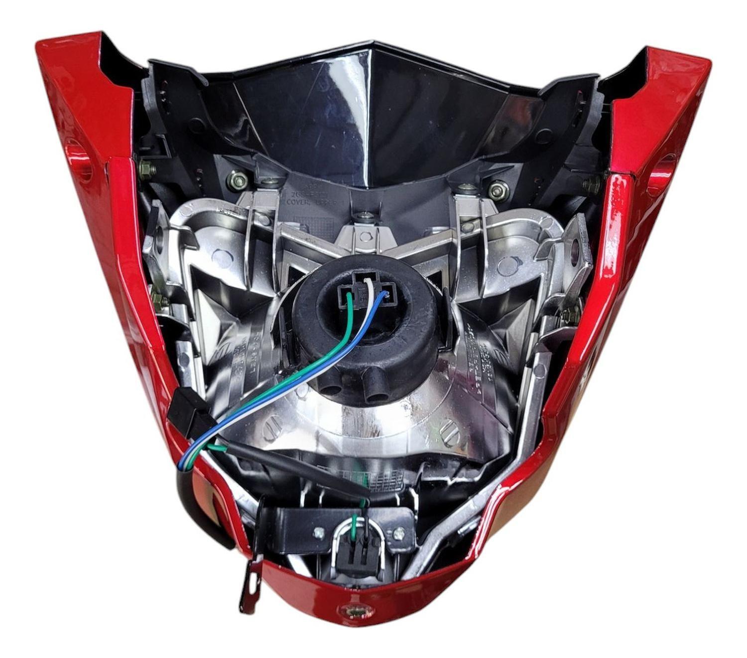 Foco Delantero Completo Rojo Moto Yamaha Fz 150 2.0-1