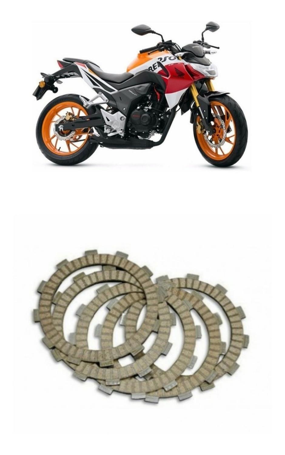 Discos De Embrague Para Moto Honda Cb190r Todo Los Años-2