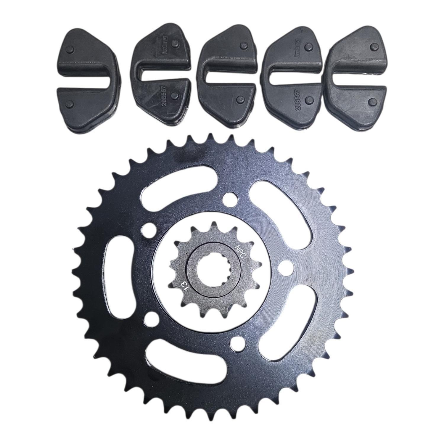 Kit de Transmision Suzuki Gixxer 250 / Vstrom 250x + Damper-2