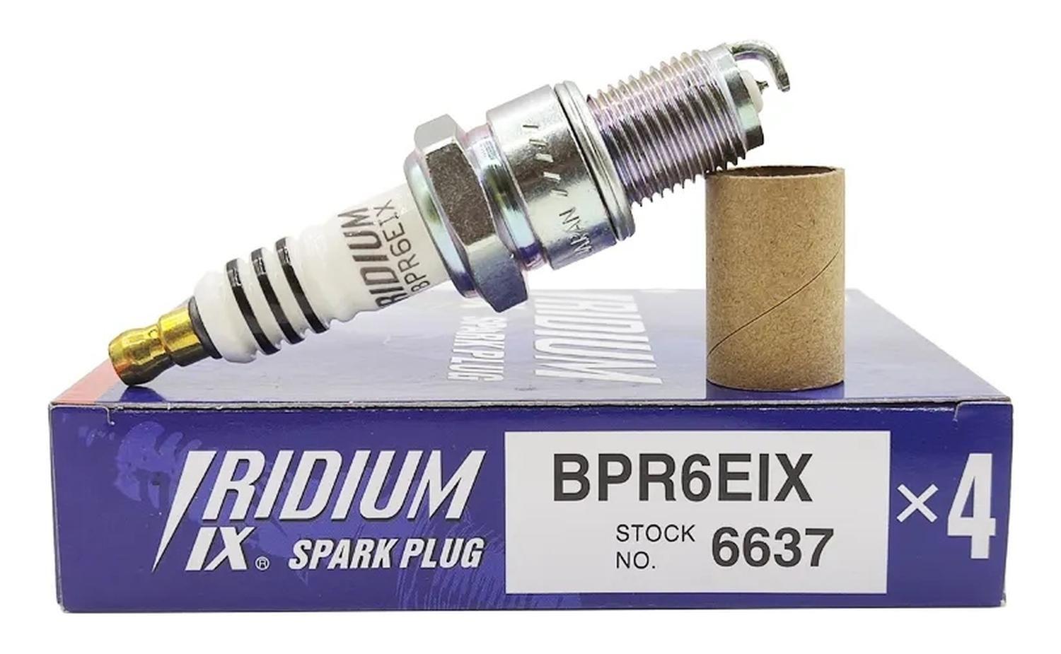 Kit De 4 Bujias Bpr6eix Iridium Originales Ngk Japonesas-0