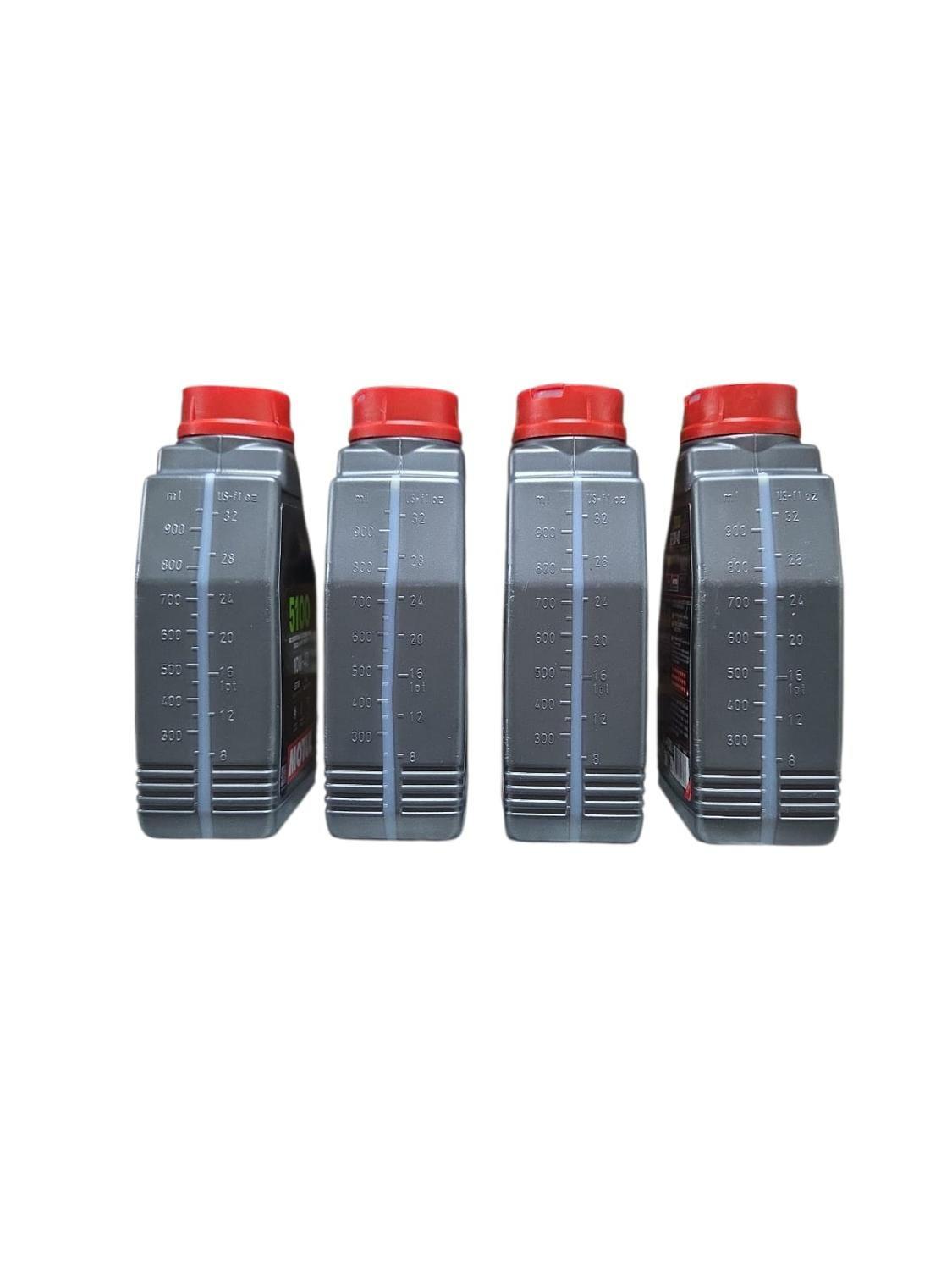 Pack 4L Aceite Moto 10w 40 Semi-sintetico Motul 4T 1L-2