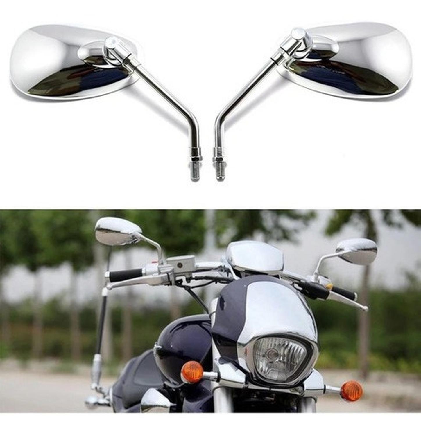 Espejos Para Moto Chopper / Custom / Scrambler-3
