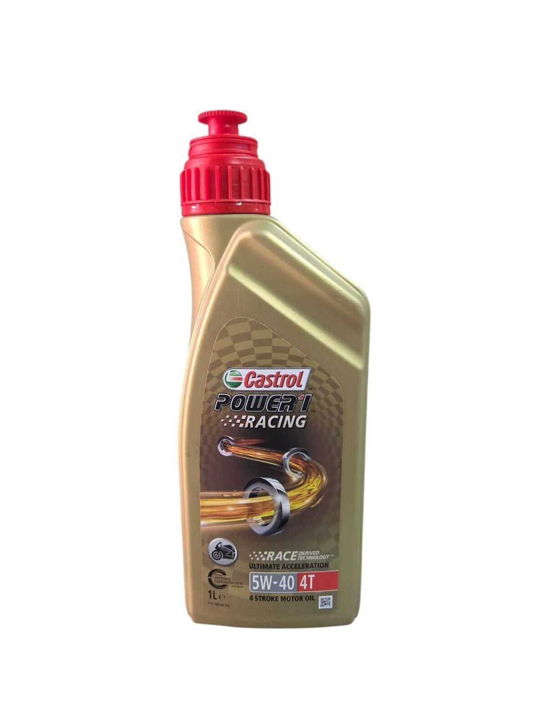 Aceite De Moto 5w 40 Castrol Full Sintetico 4t Original-1
