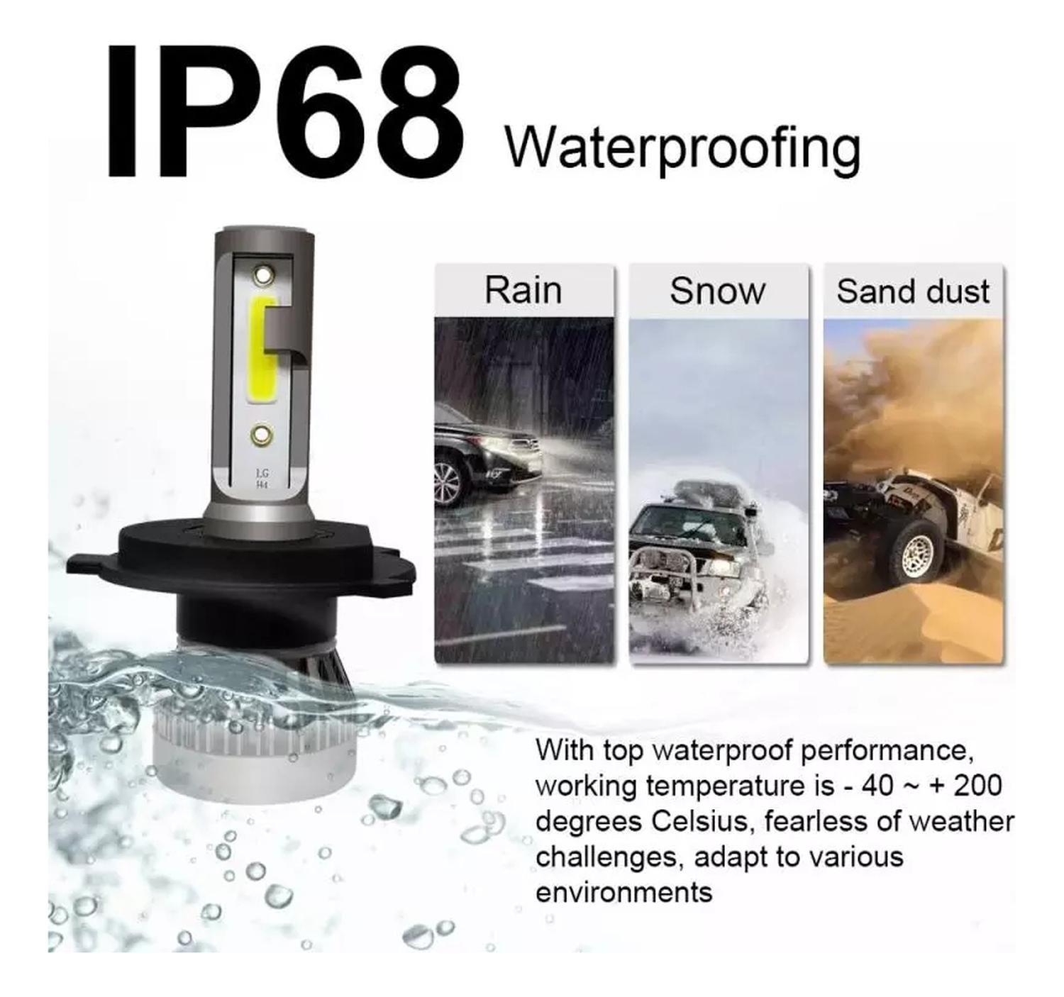 Ampolleta Turbo Led Moto Ktm Duke 200 - 390 6000k / 8000lm-2