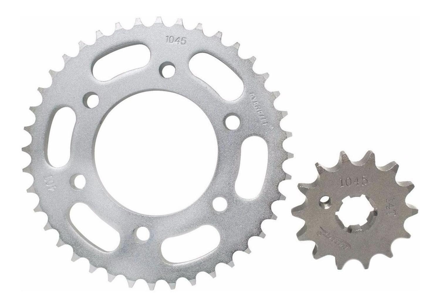 Piñon Y Catalina Para Moto Yamaha Fz16 / Fzn 150 2.0 Japones-0