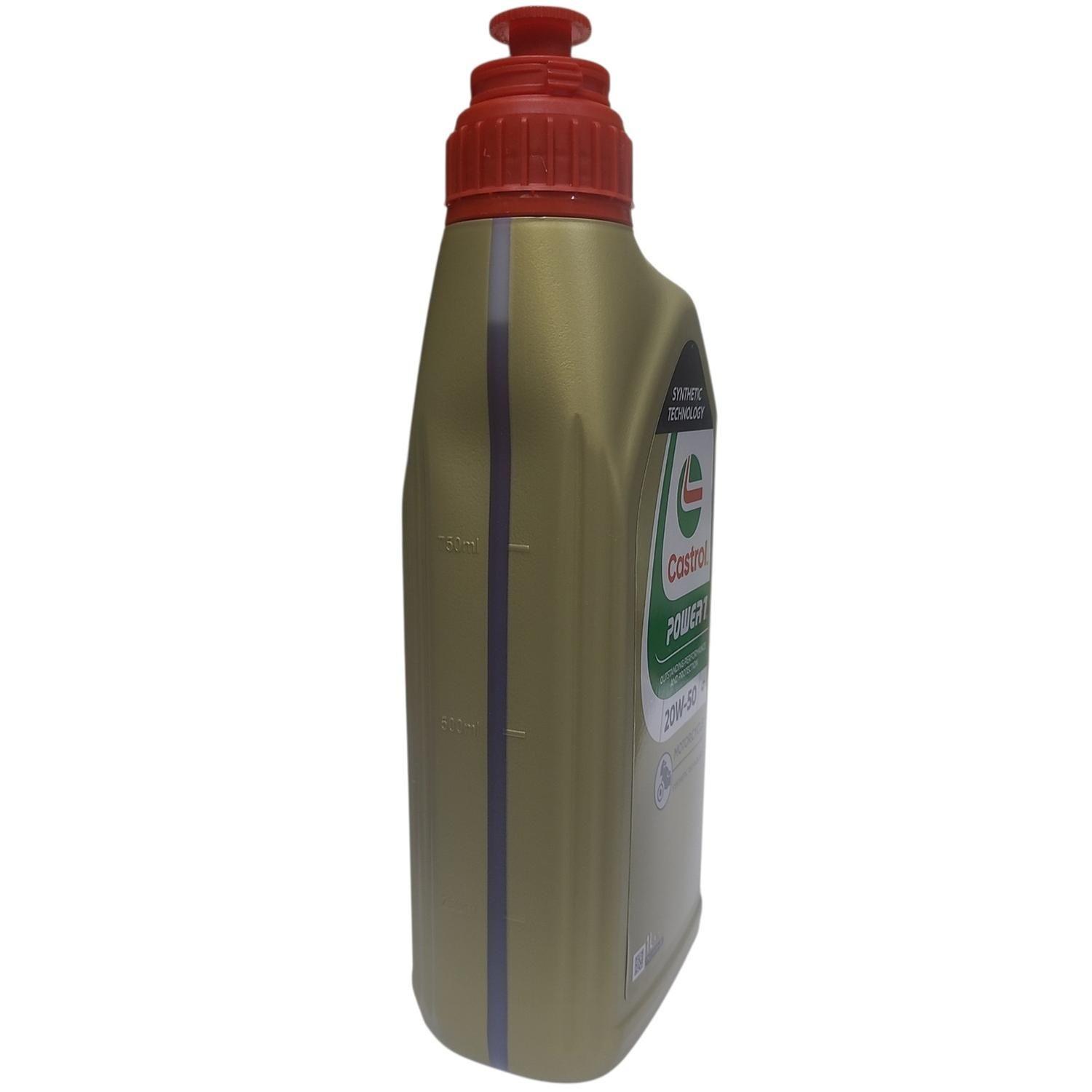 Aceite De Moto Y Cuatriciclos Castrol 20w 50 Full Sintetico-2