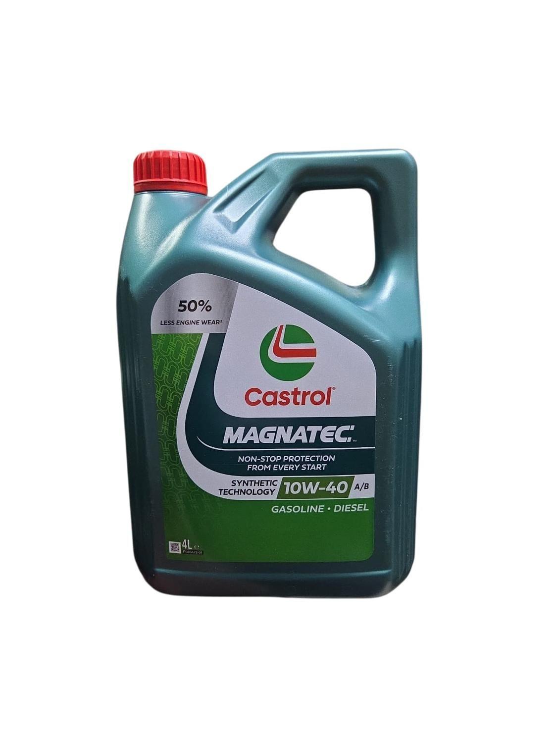 Aceite Motor 10w 40 Castrol Magnatec Sintético 4L 4T DPF-0