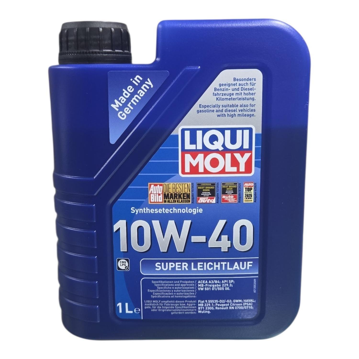Aceite de Motor 10W 40 Sintetico Liqui Moly Leichtlauf 1lt-0