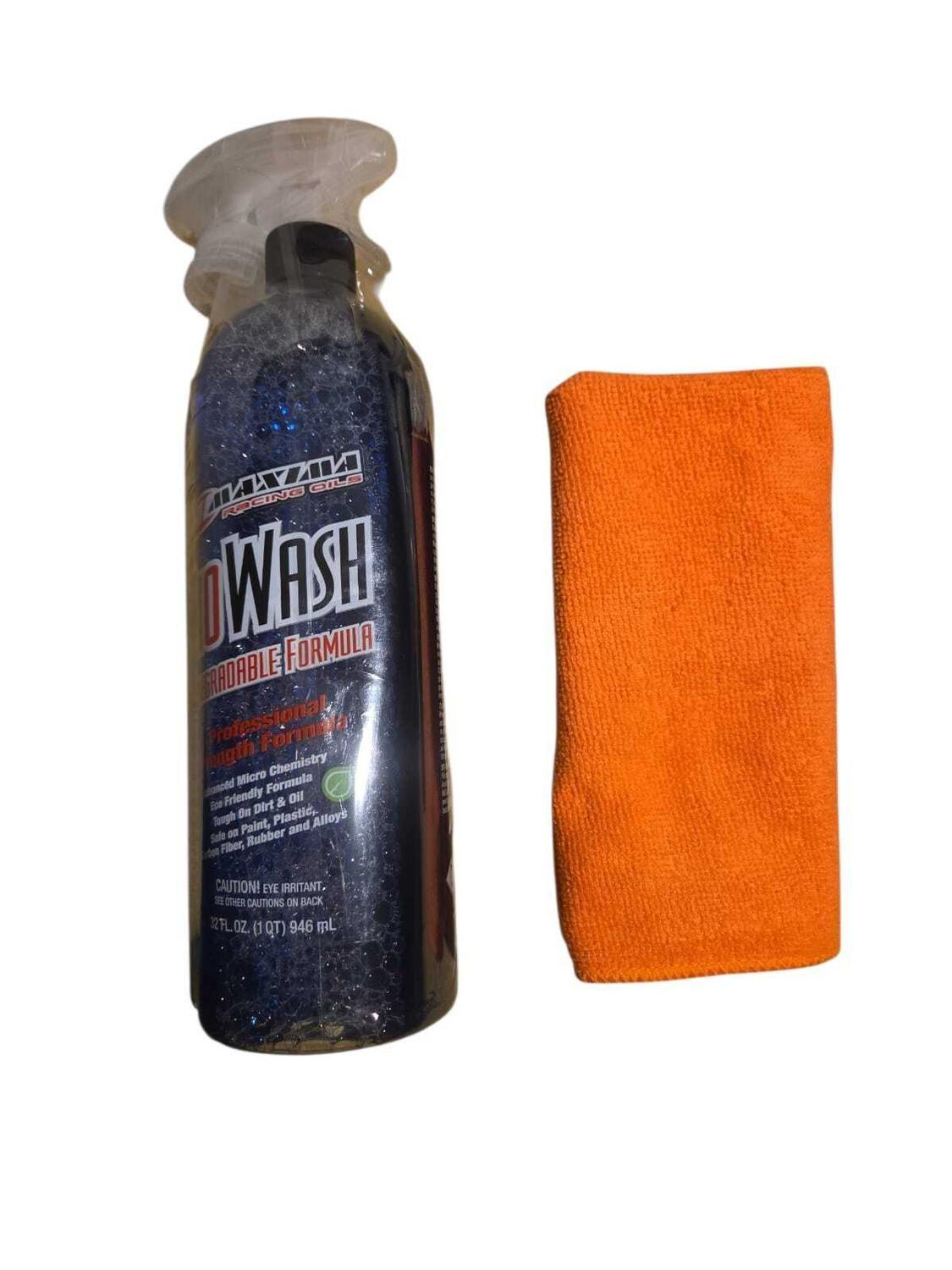 Shampoo BioWash Maxima Moto 946ml + Paño Microfibra-2