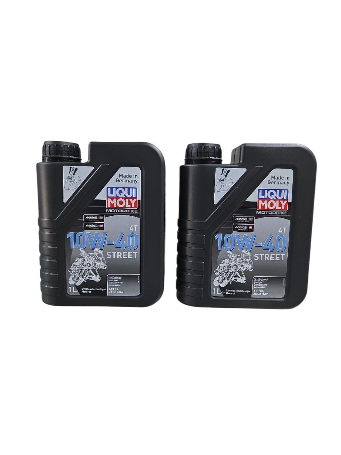 Pack 2L Aceite para Moto 10w 40 Sintetico Liqui Moly 4T-0
