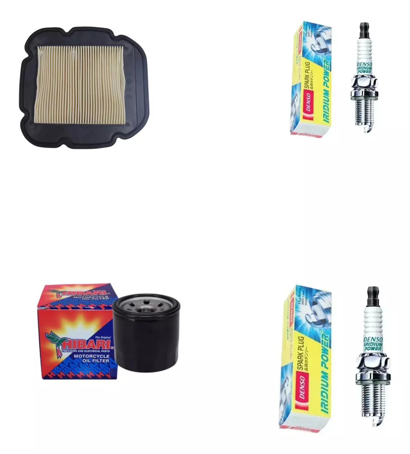 Kit Mantencion Suzuki Vstrom 650 (filtros + Bujias Iridium)-0