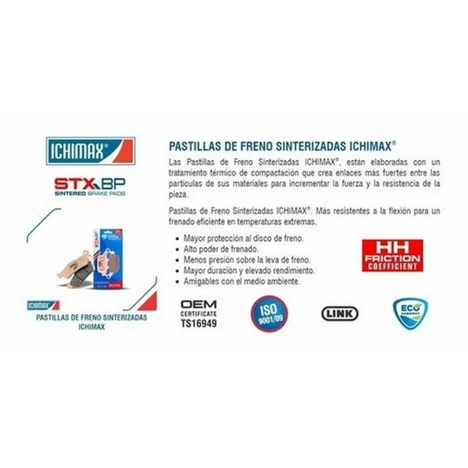 Pastillas Freno Delanteras Honda Cb500x - Cbr500r - Cb500f-2