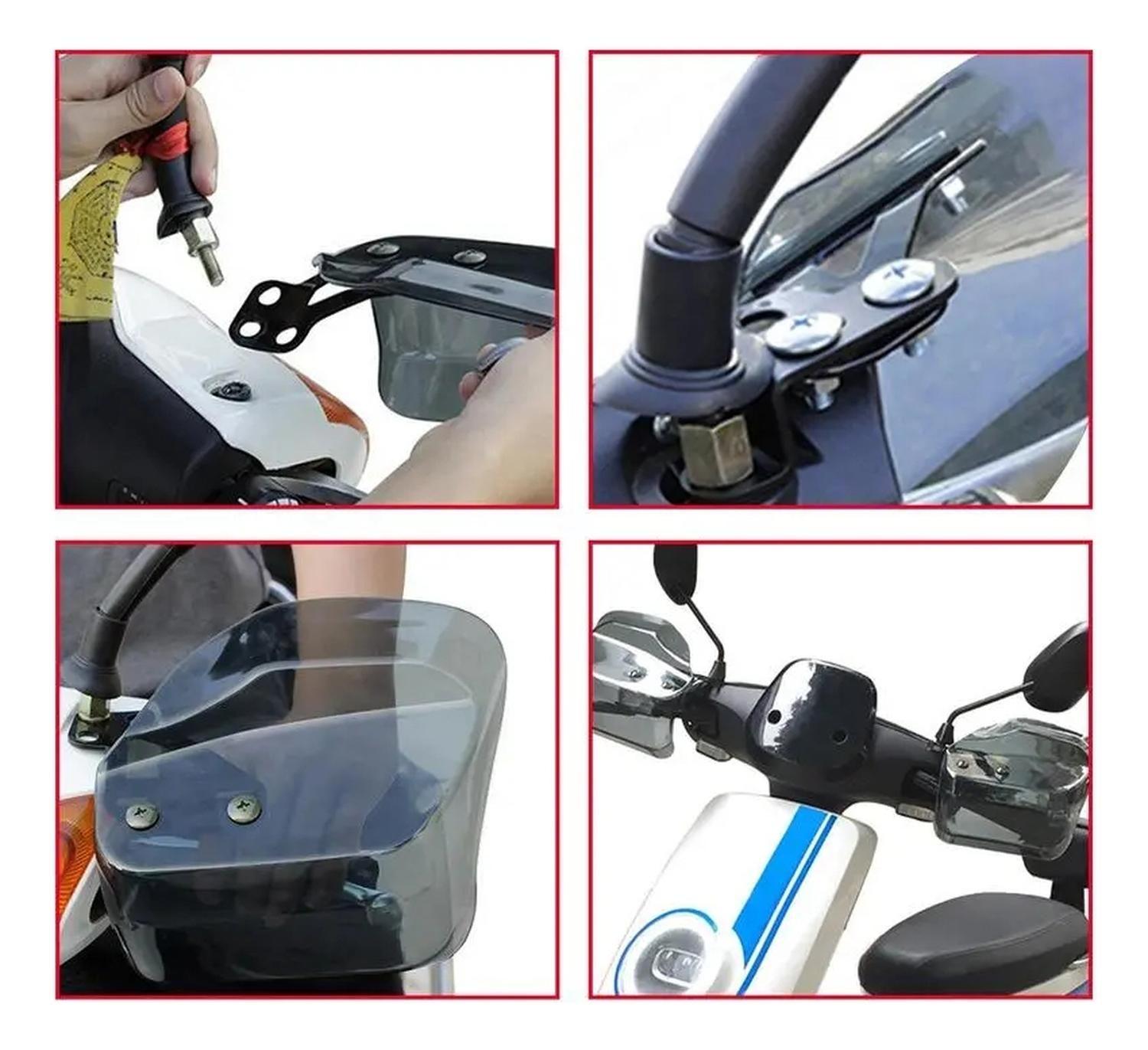 Cubre Puños Para Moto Scooter Universal Anchos-2