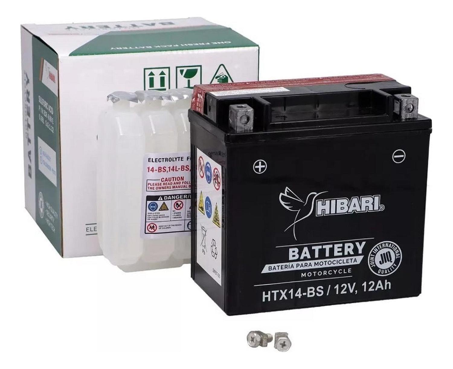 Batería Para Moto Htx14-bs / Ytx14-bs/ Btx14-bs-0