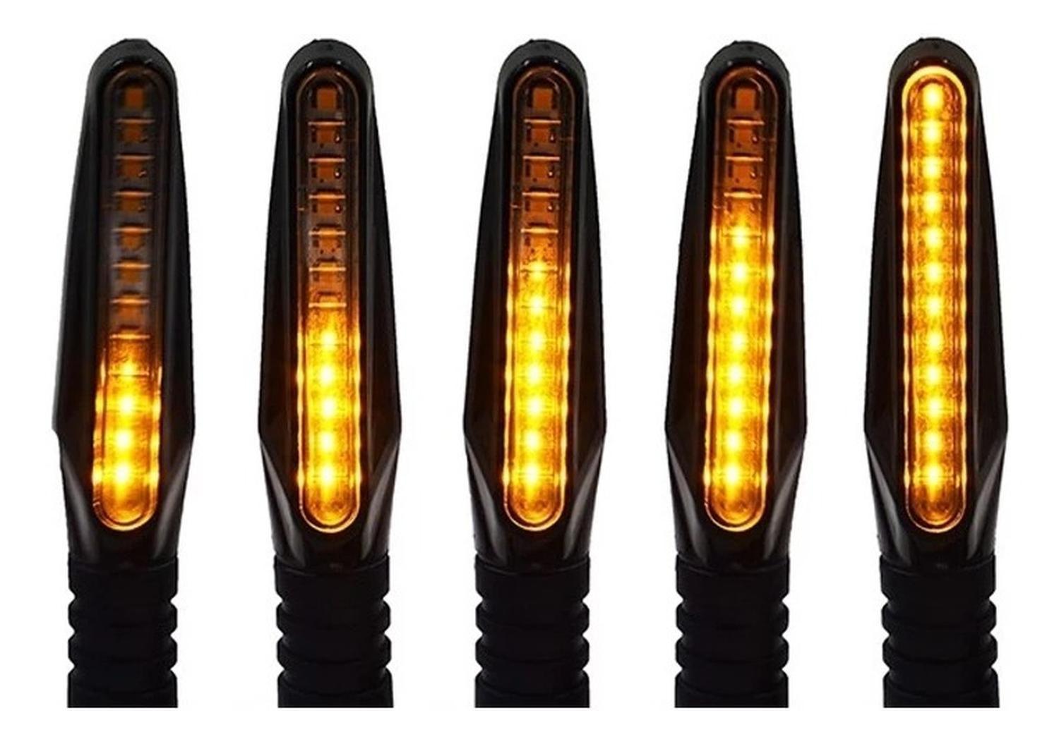 Intermitentes Led Para Motos Secuenciales-2