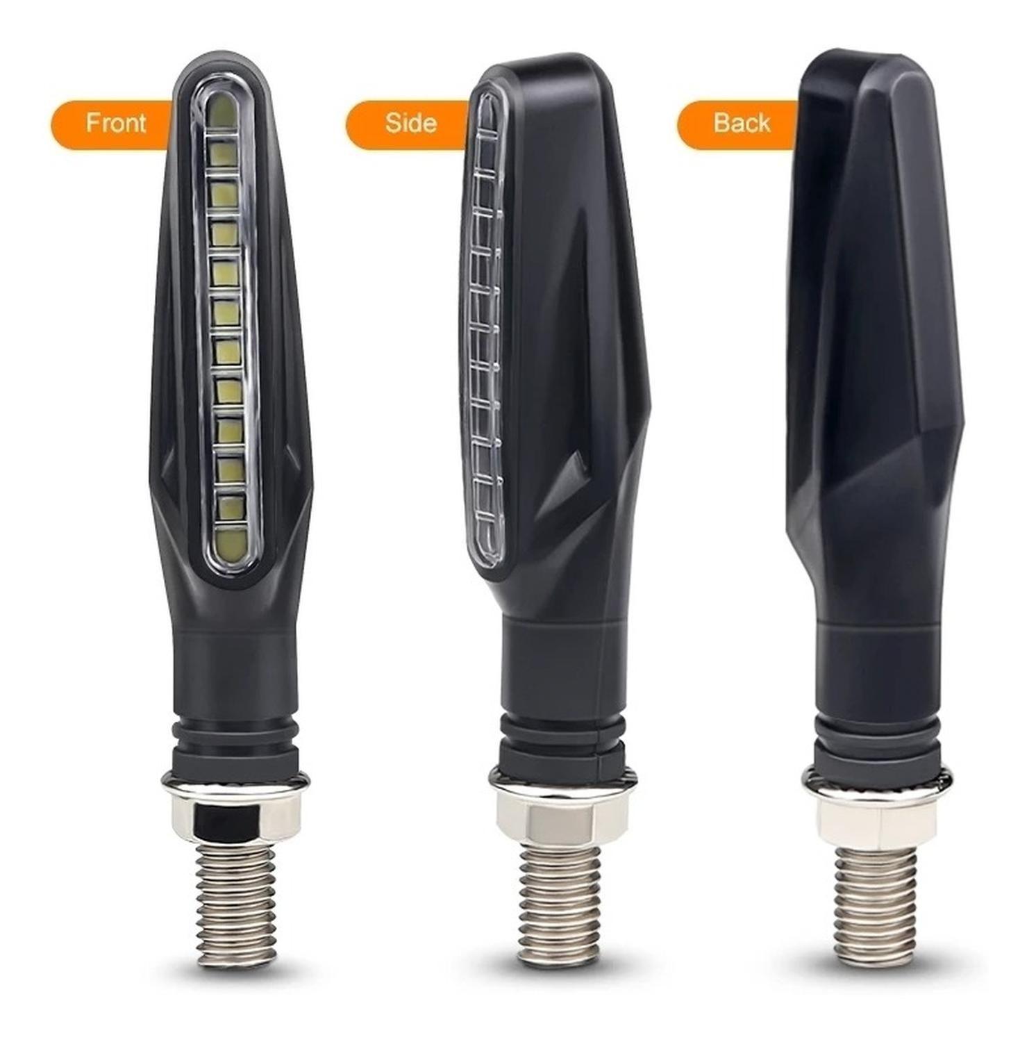 Intermitentes Led Para Motos Secuenciales-3