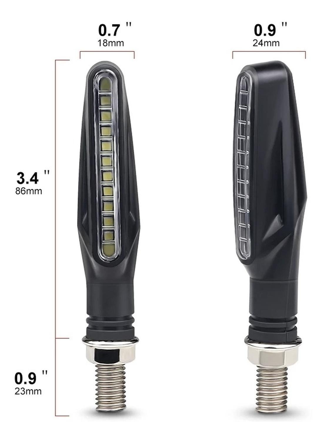 Intermitentes Led Para Motos Secuenciales-4