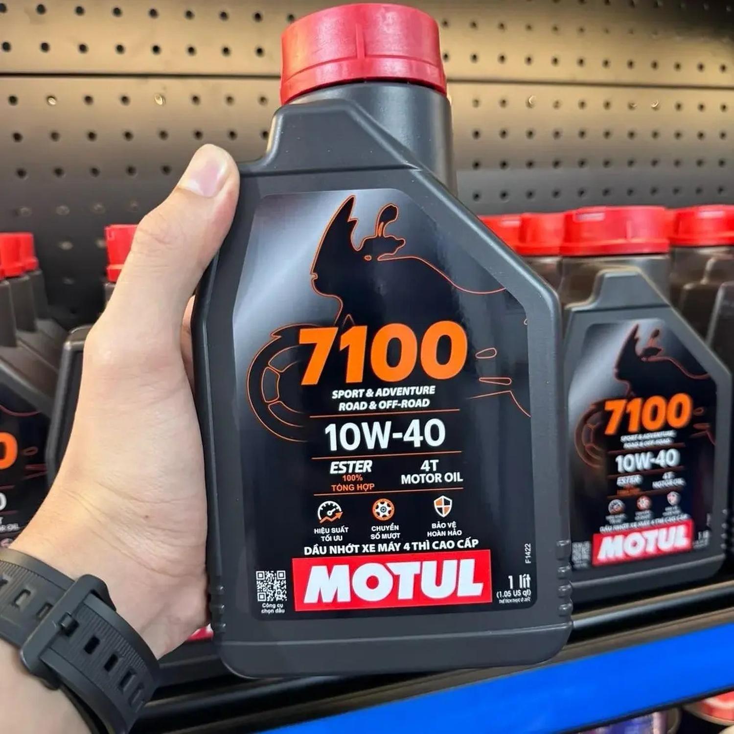 Aceite Moto Y Cuatriclos 10w 40 Full Sintetico 1l Motul 4t-2