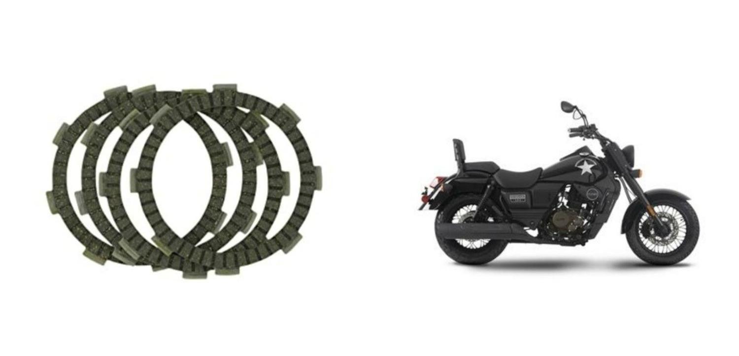 Discos De Embrague Para Moto Um Renegade 200-0