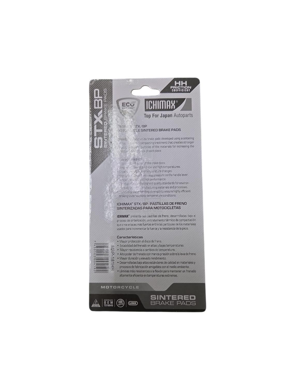 Pastillas Freno Delantera Para Yamaha R15 V3 / V4 Sinterizas-2