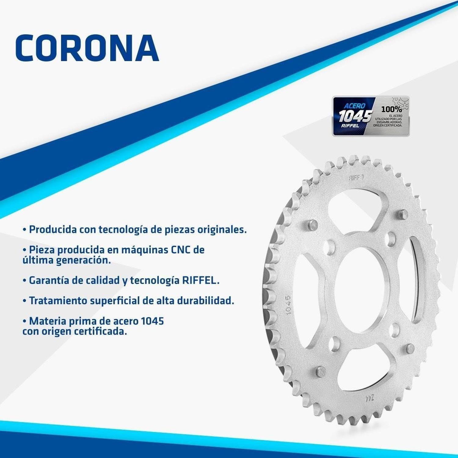 Piñon Y Catalina Moto Kawasaki Ninja 250 / 300-2