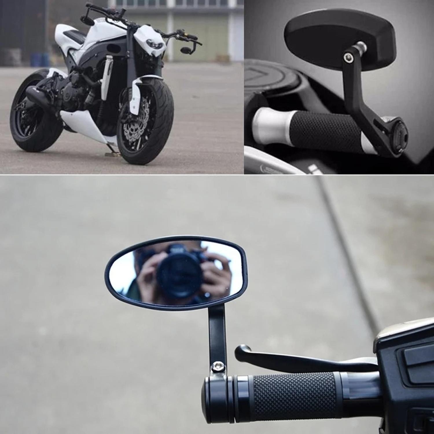 Espejos Para Motos Cafe Racer 22mm Universal-2