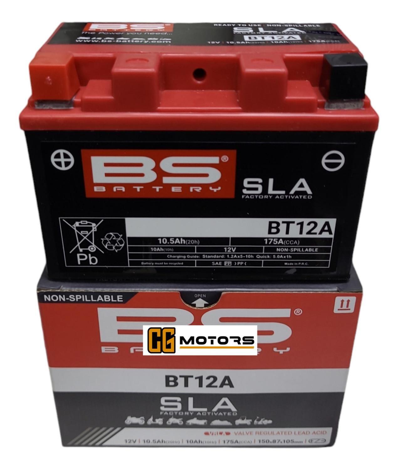 Bateria de Gel Para Moto Bt12a Sla-0