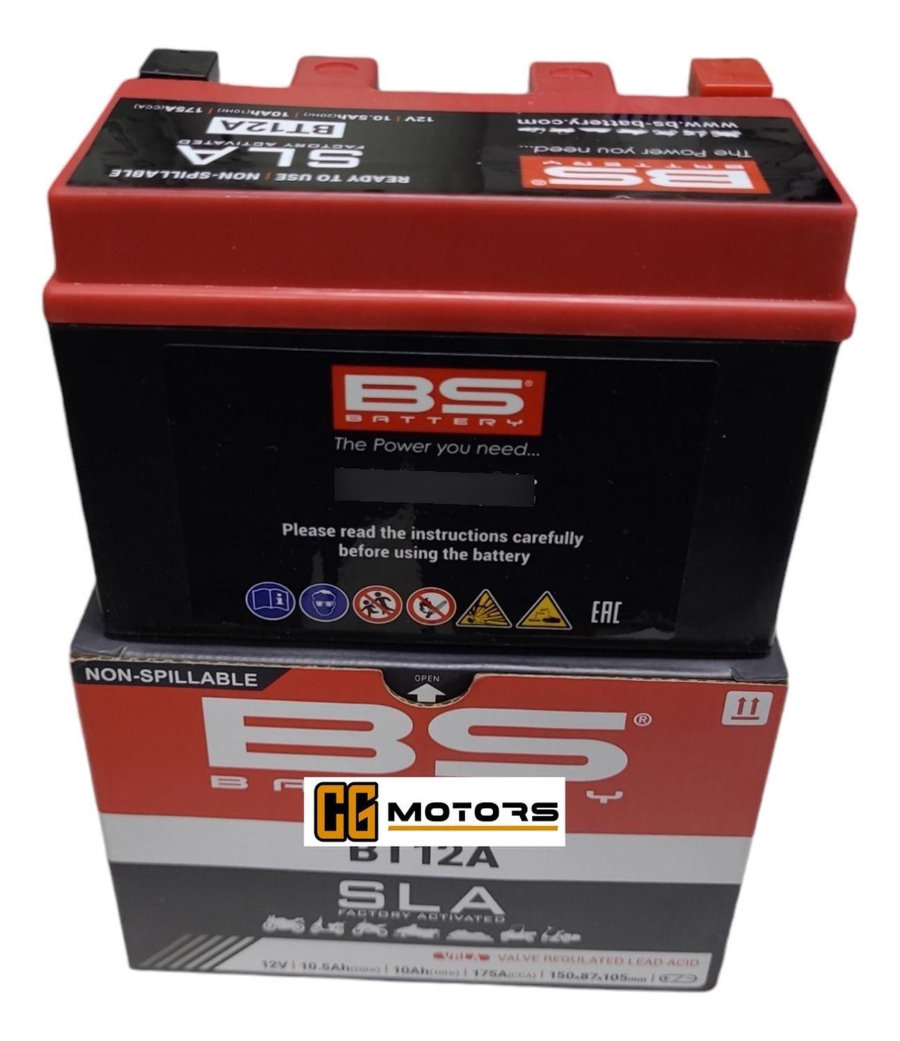 Bateria de Gel Para Moto Bt12a Sla-1