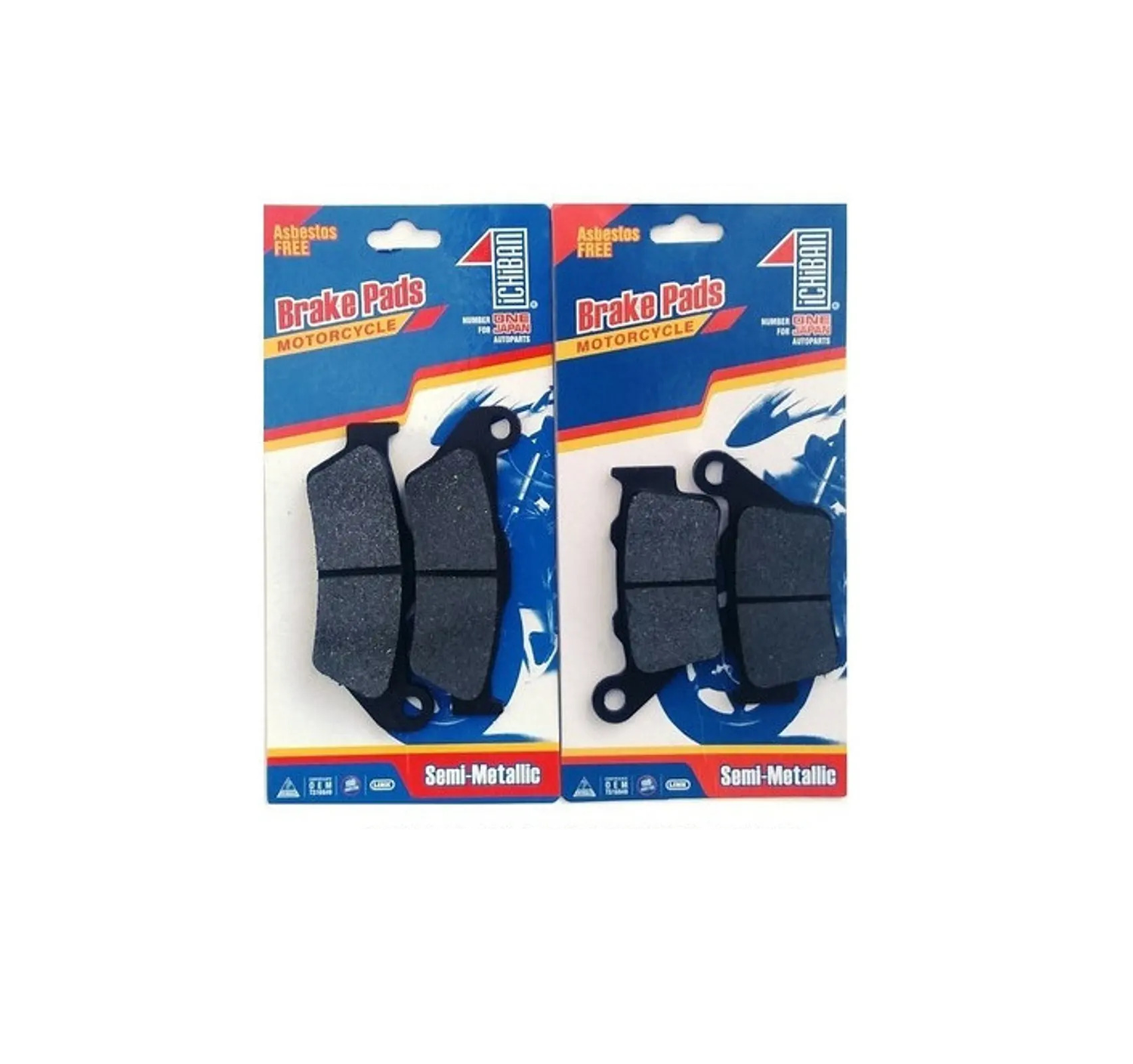 Pastillas Freno Delanteras + Traseras Suzuki Intruder 150-0