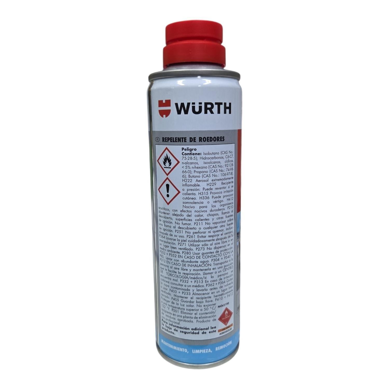Repelente Spray Ratones o Roedores 250ml Wurth-3
