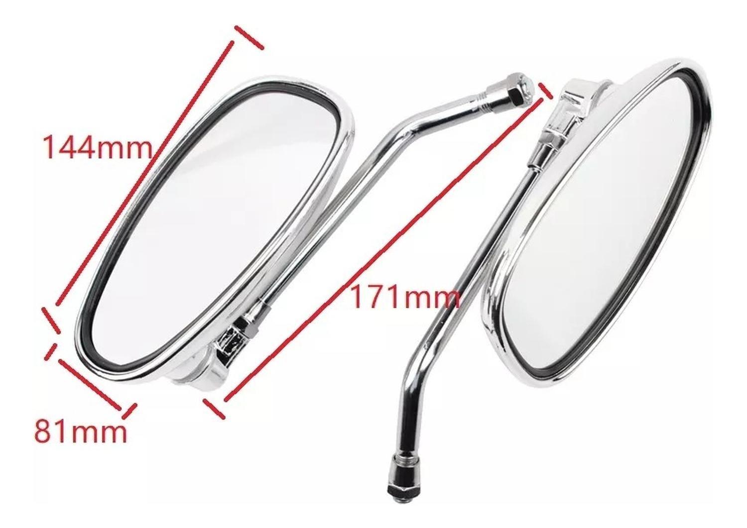 Espejos Para Moto Honda Shadow 150 Cromado-4