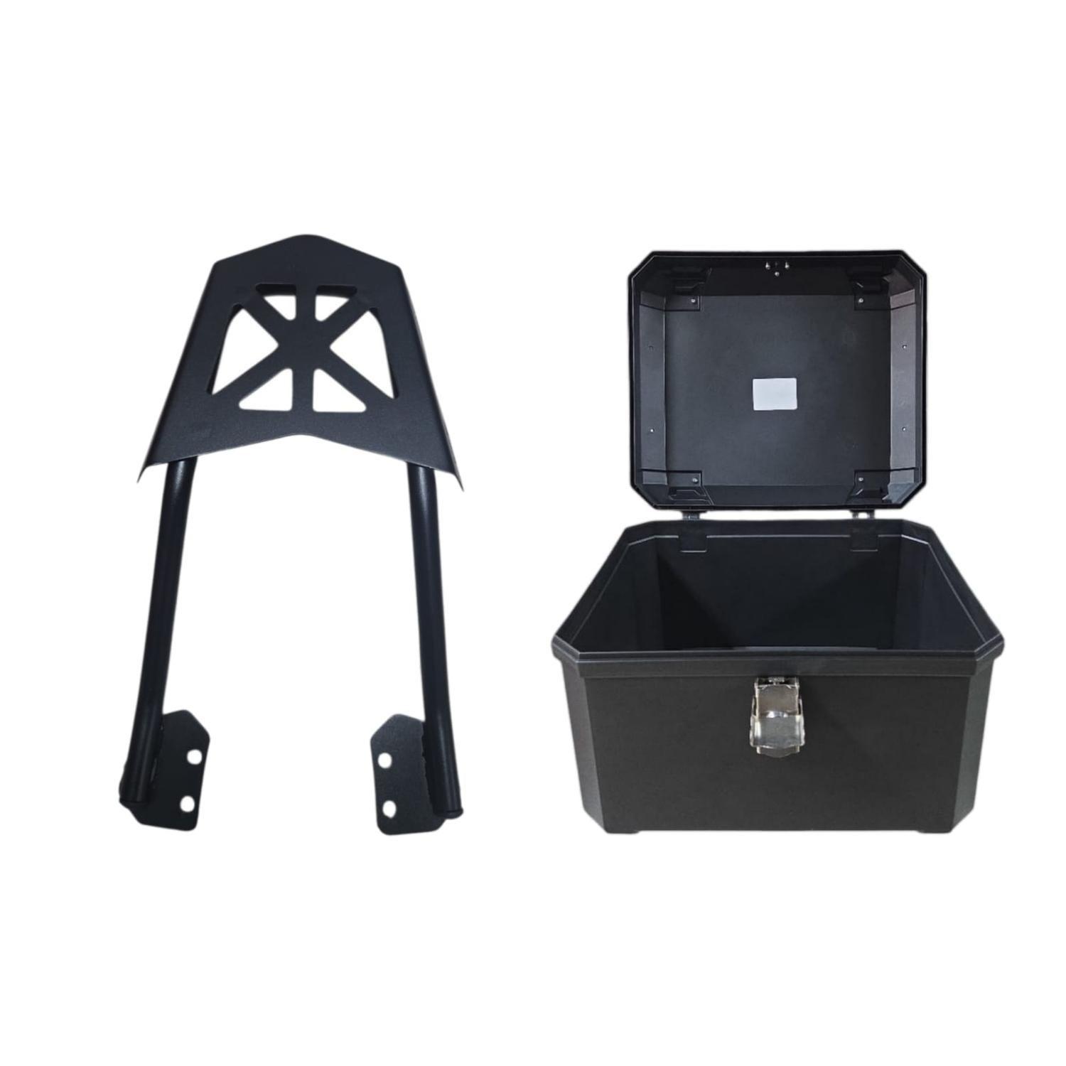 Pack Parrilla Moto Yamaha Fzn 150 2.0 + Maleta 45l Cuadrada-2