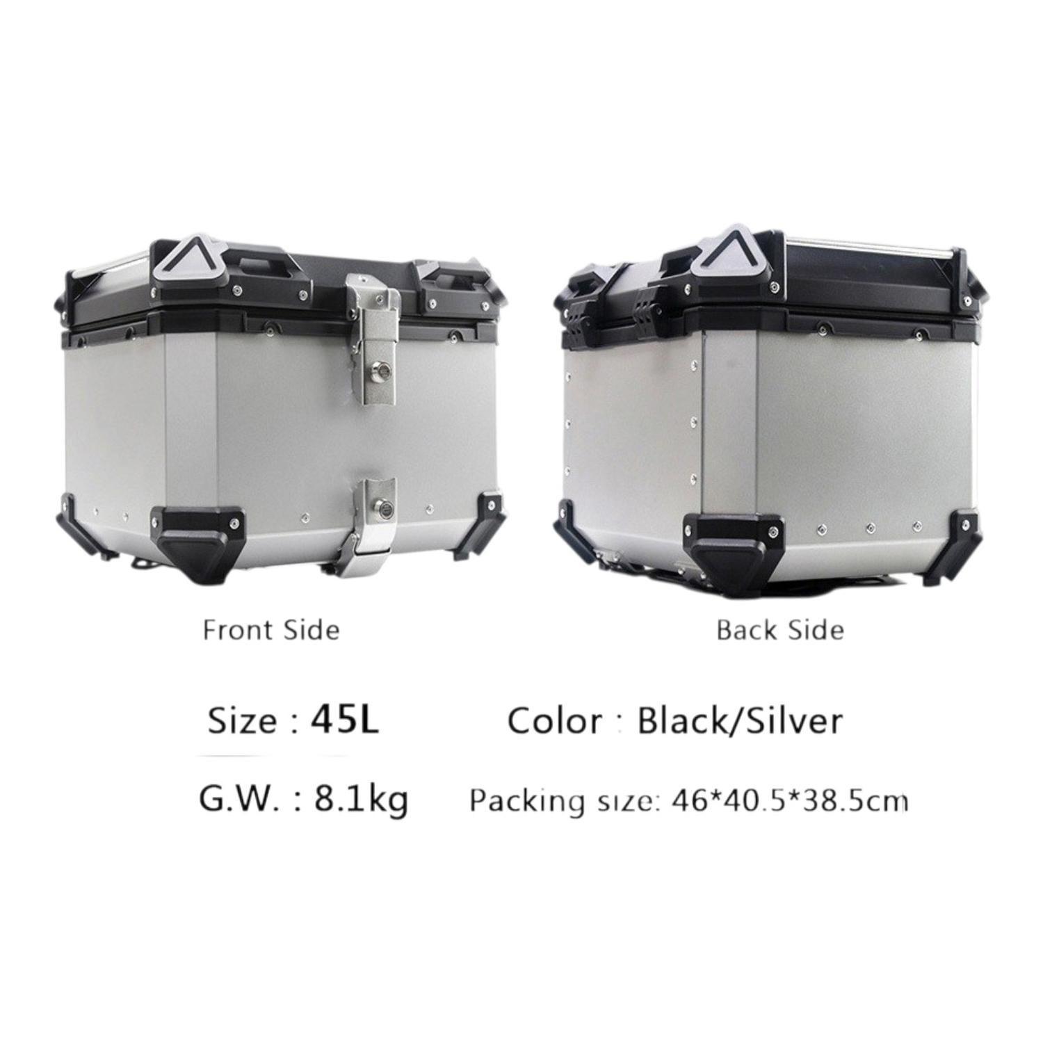 Pack Parrilla Moto Yamaha Fzn 150 2.0 + Maleta 45l Cuadrada-7
