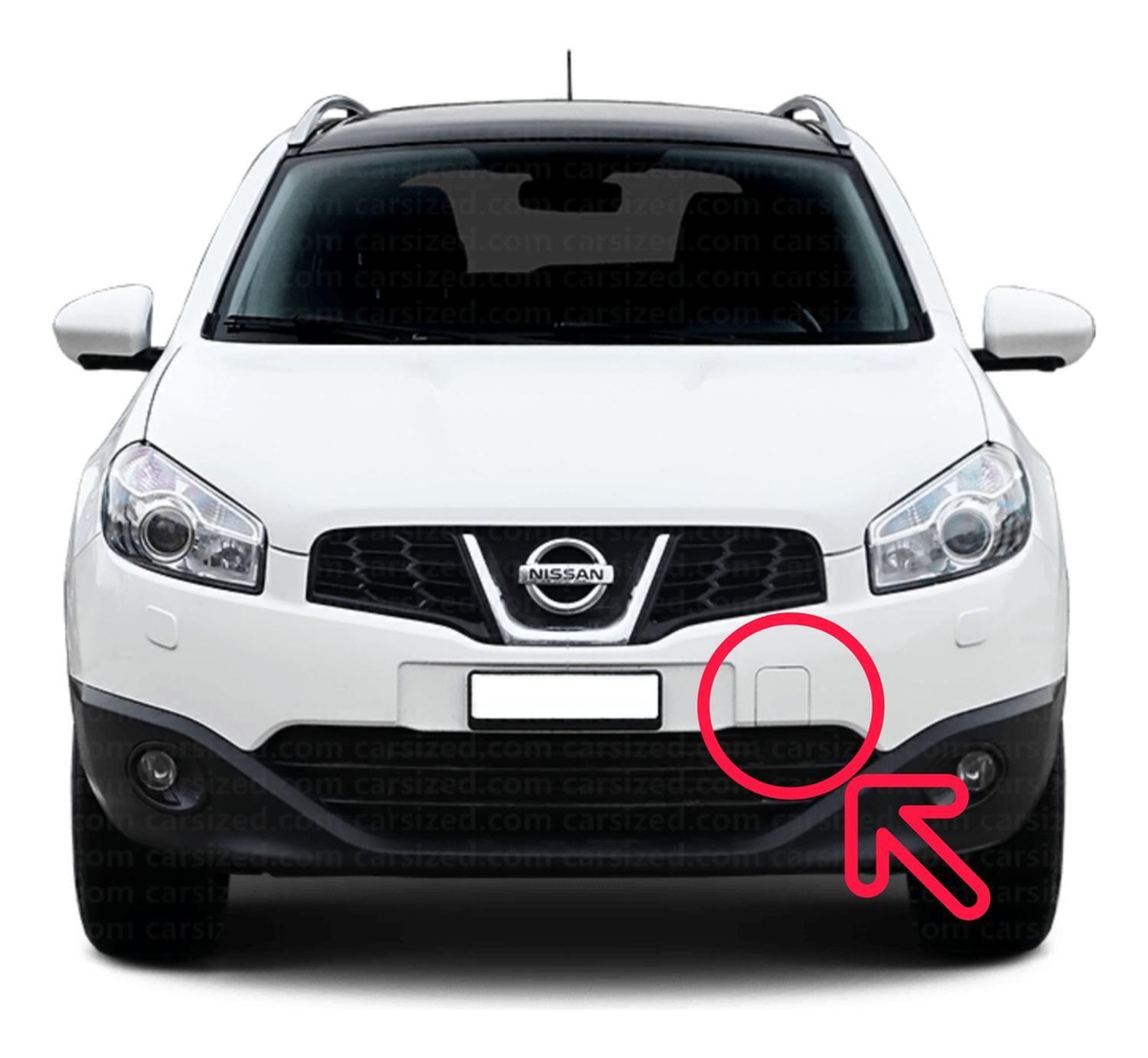 Tapa Gancho Remolque Delantero Nissan Qashqai J10 2007-2014-2