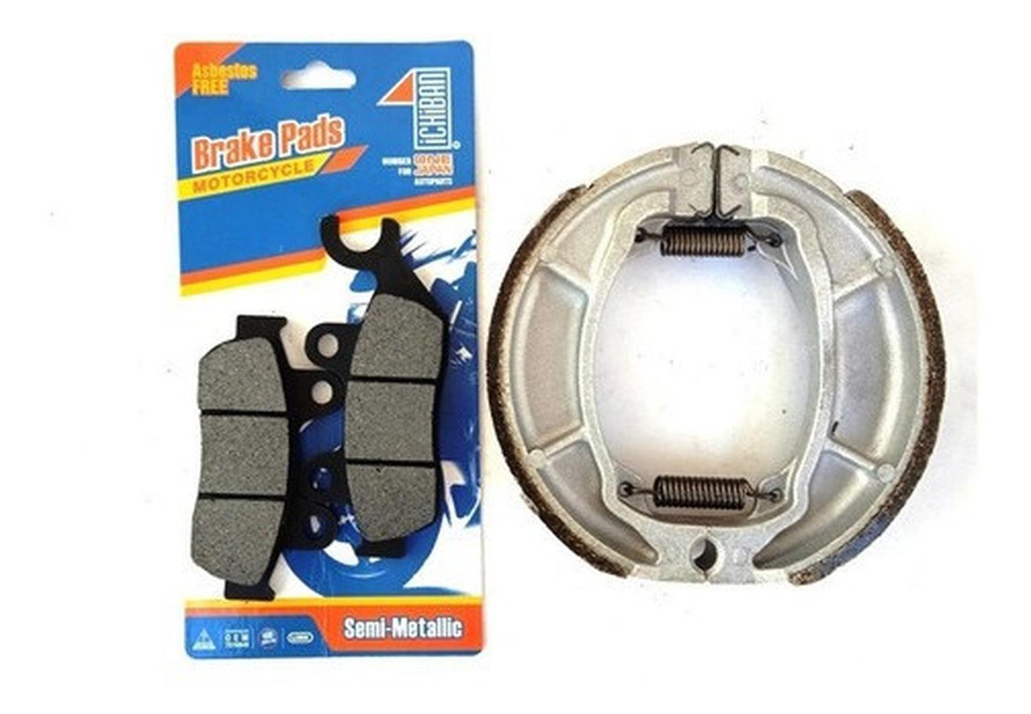 Pastillas Frenos + Balatas Para Moto Honda Shadow 150-0
