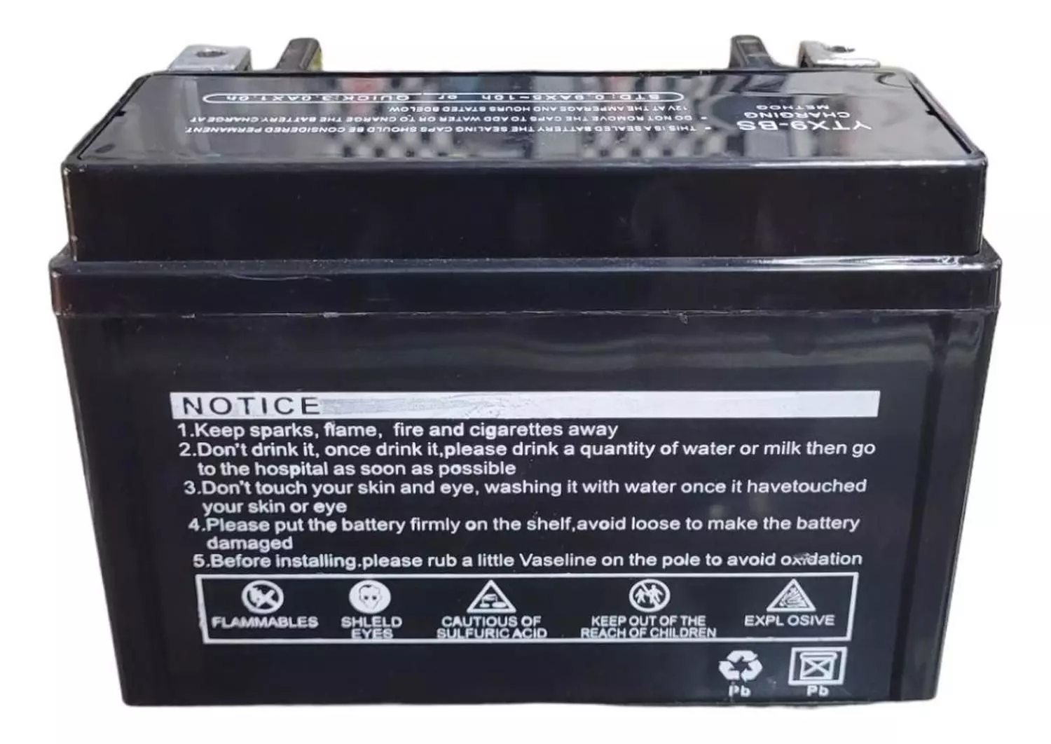 Bateria de Gel para Moto 12n6.5-3b / Yb6.5l-b / Yt6.5l-1