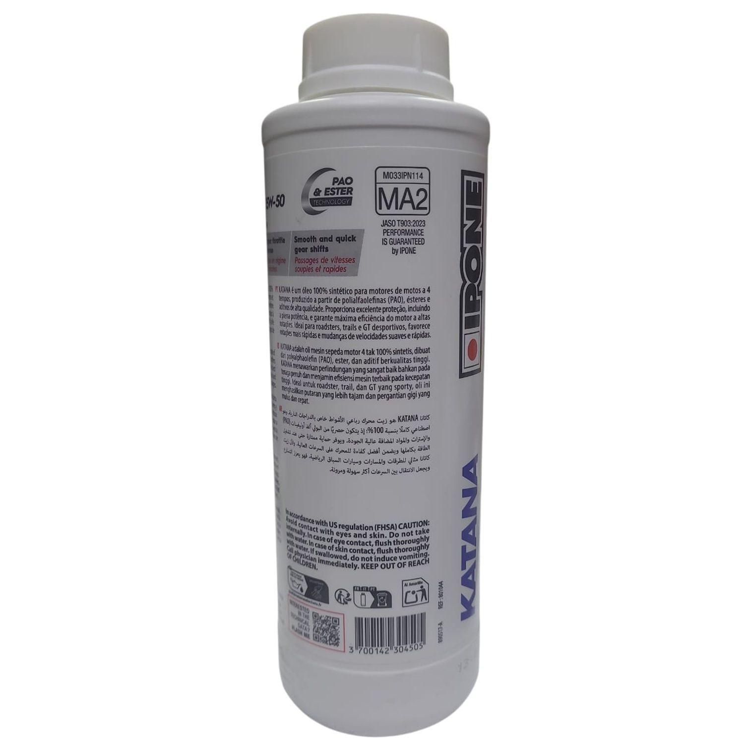 Aceite De Moto 15w 50 Ipone Full Sintetico 1l 4t Original-1