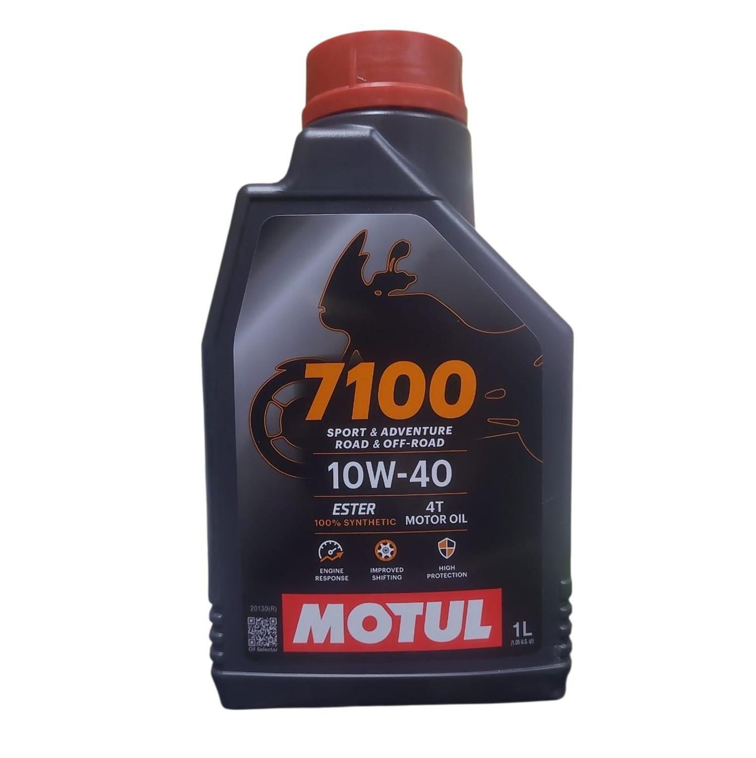 Aceite de Moto 10w 40 Full Sintetico Motul 1L 4T-0