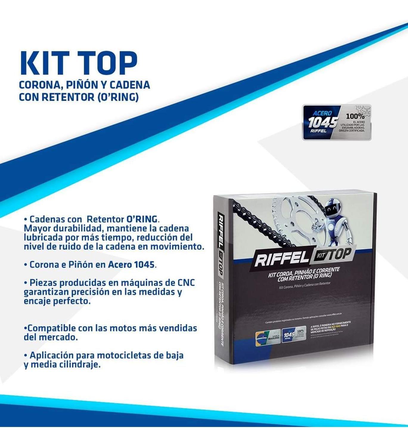 Kit De Transmision Honda Xre 300 Con Oring Japones-1