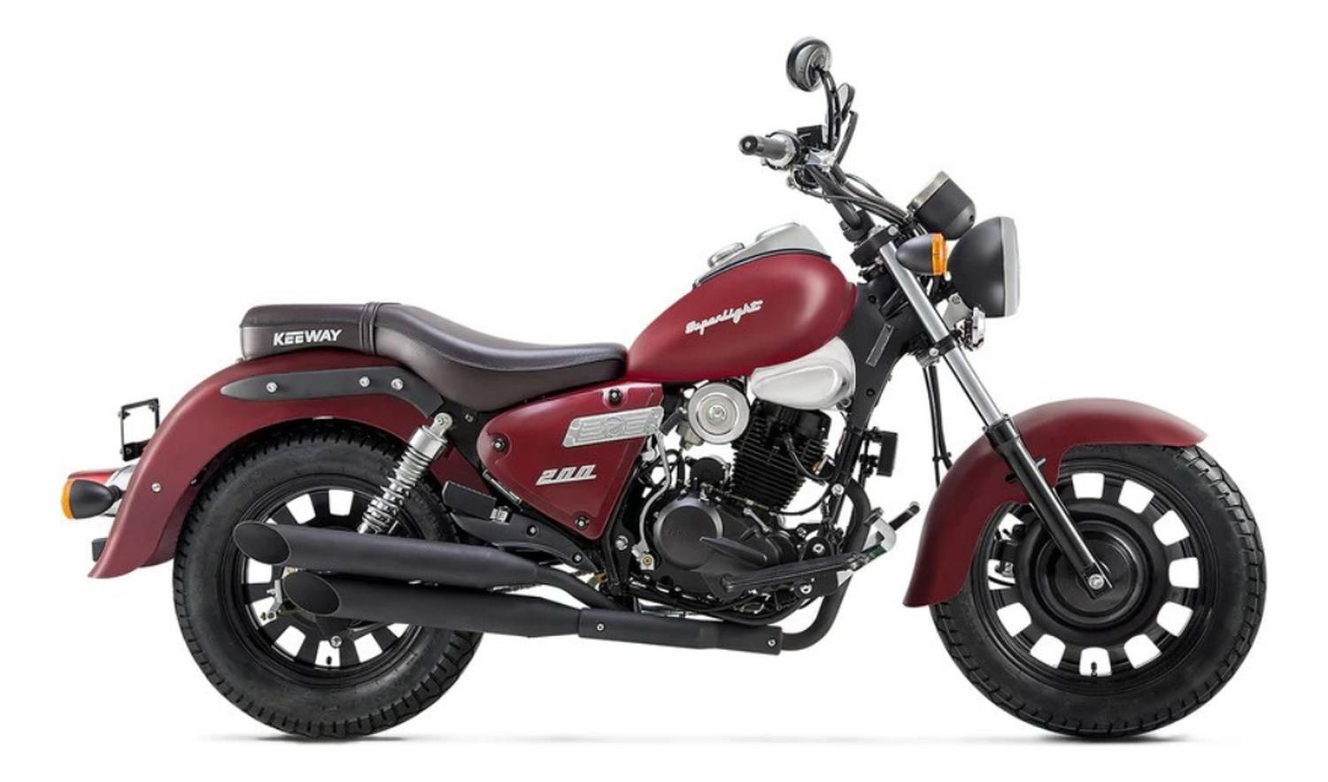 Kit Transmision Para Keeway Superlight 200 C/ Cadena Dorada-2