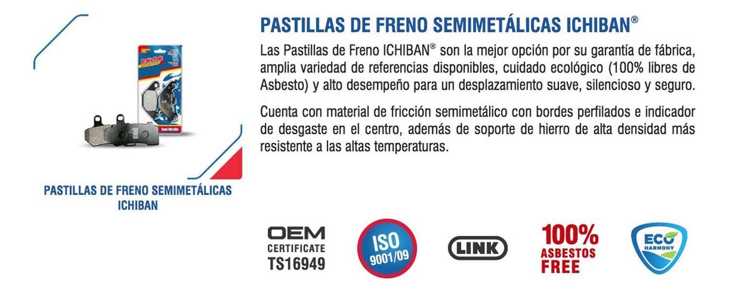 Pastillas Delanteras Y Traseras Moto Honda New Xre 2020 +-3
