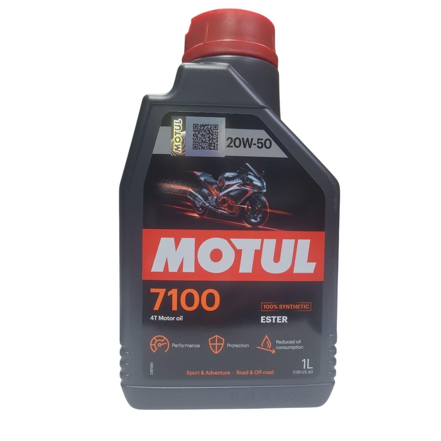 Aceite Moto Y Cuatriciclos Motul 20w 50 Full Sintético 4t 1l-0