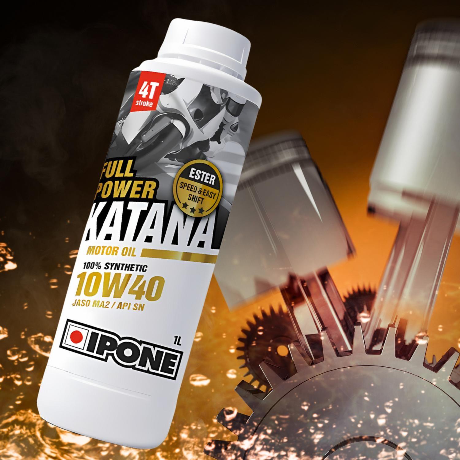 Aceite Ipone 10w40 Full Power Katana Full Sintético-5