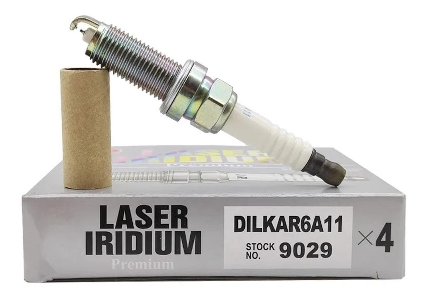 Kit De 4 Bujias Ngk Laser Iridium Dilkar6a11 Original Japón-0