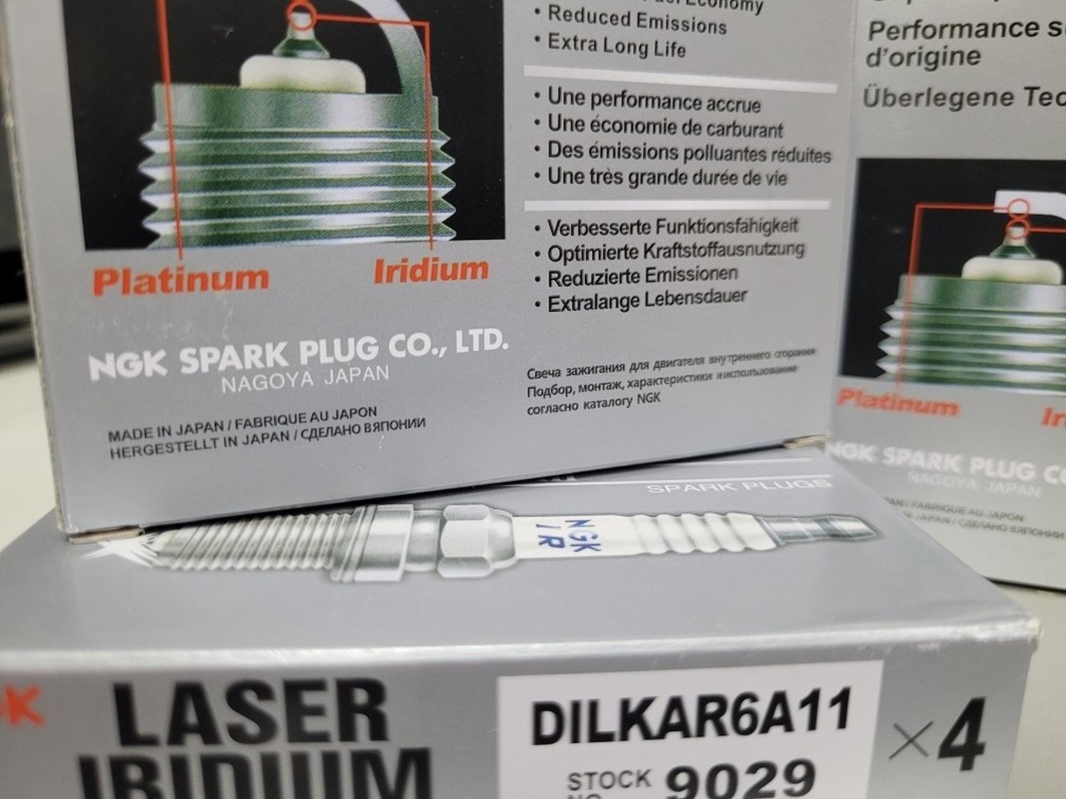 Kit De 4 Bujias Ngk Laser Iridium Dilkar6a11 Original Japón-2