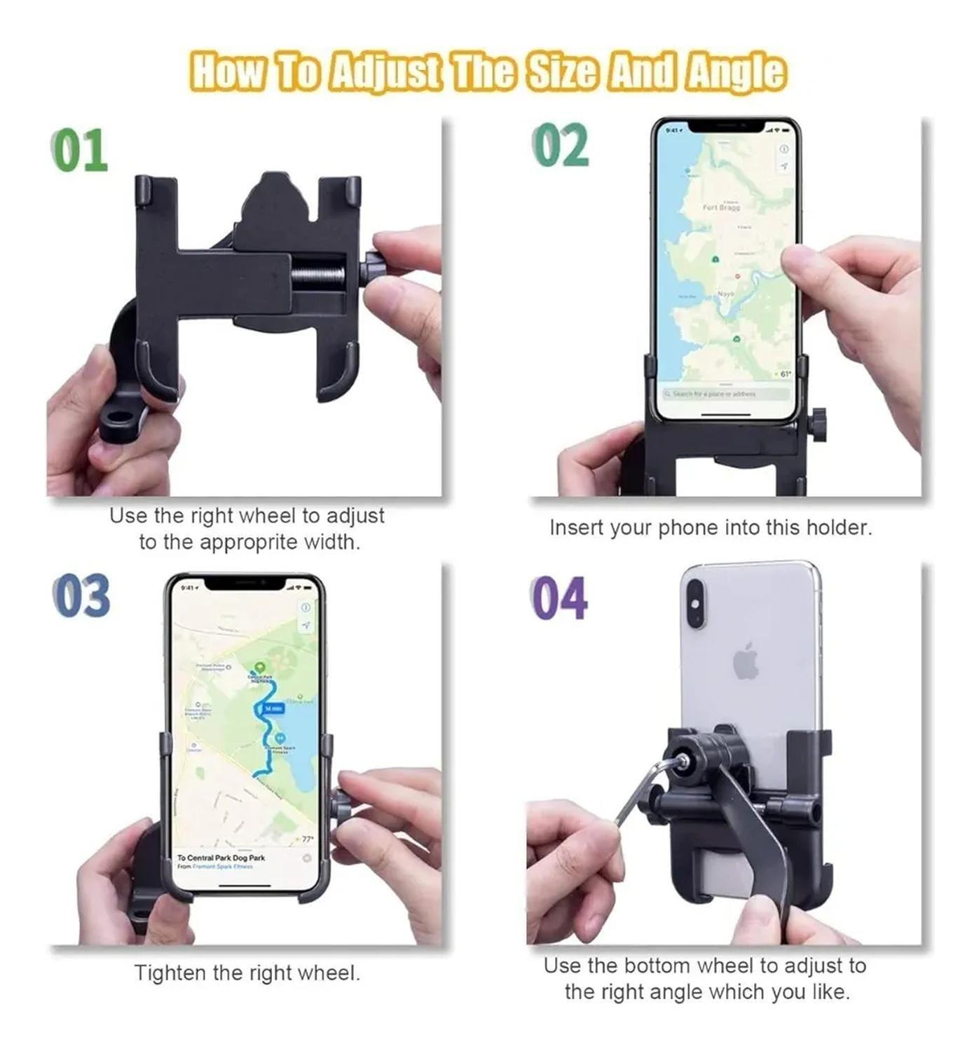 Porta Celular Moto Voge 300rr Metálico 7 C/ Perno Incluido-1