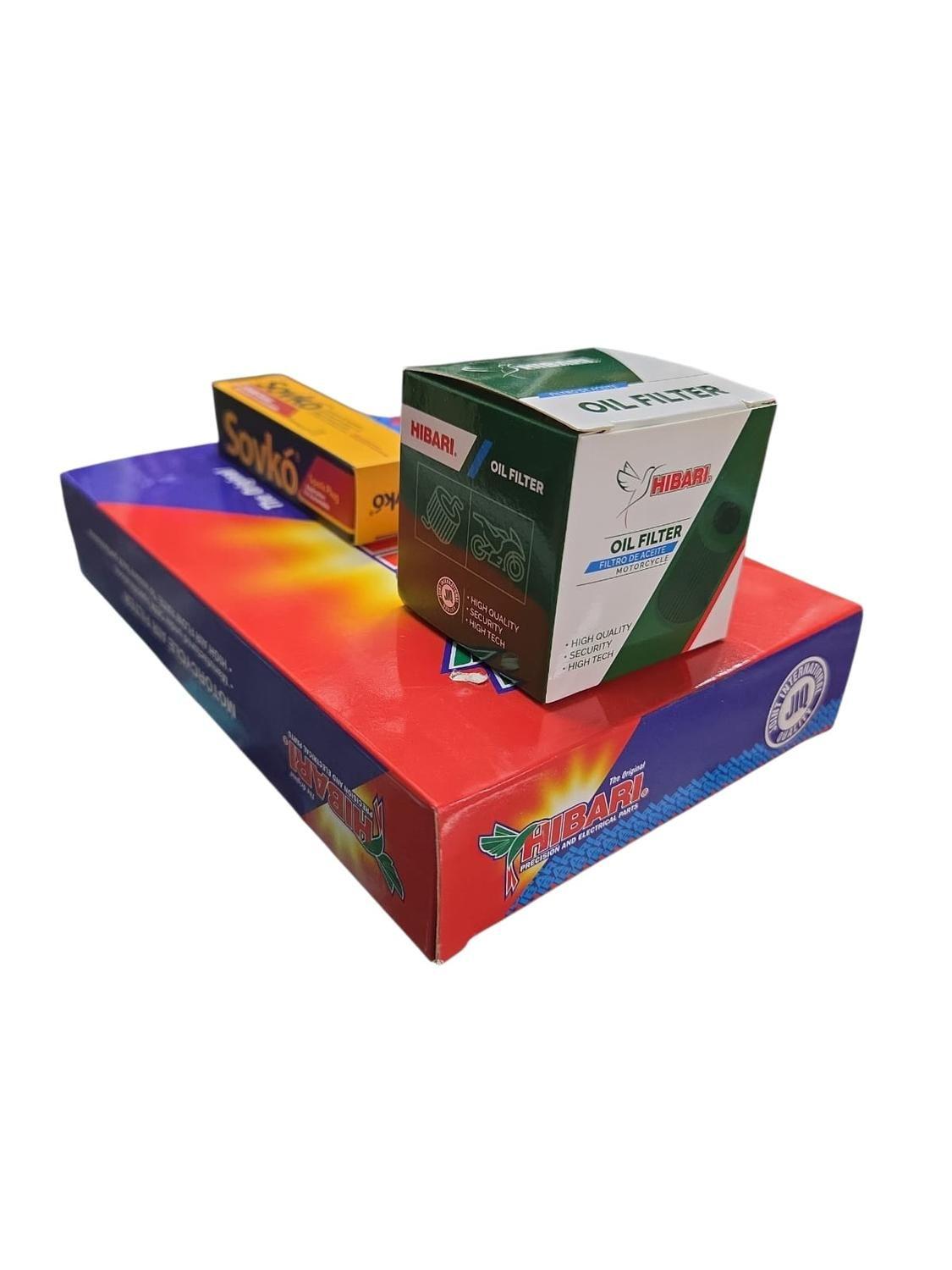 Kit De Filtros Moto Yamaha R15 V3 / Aire + Aceite + Bujia-2